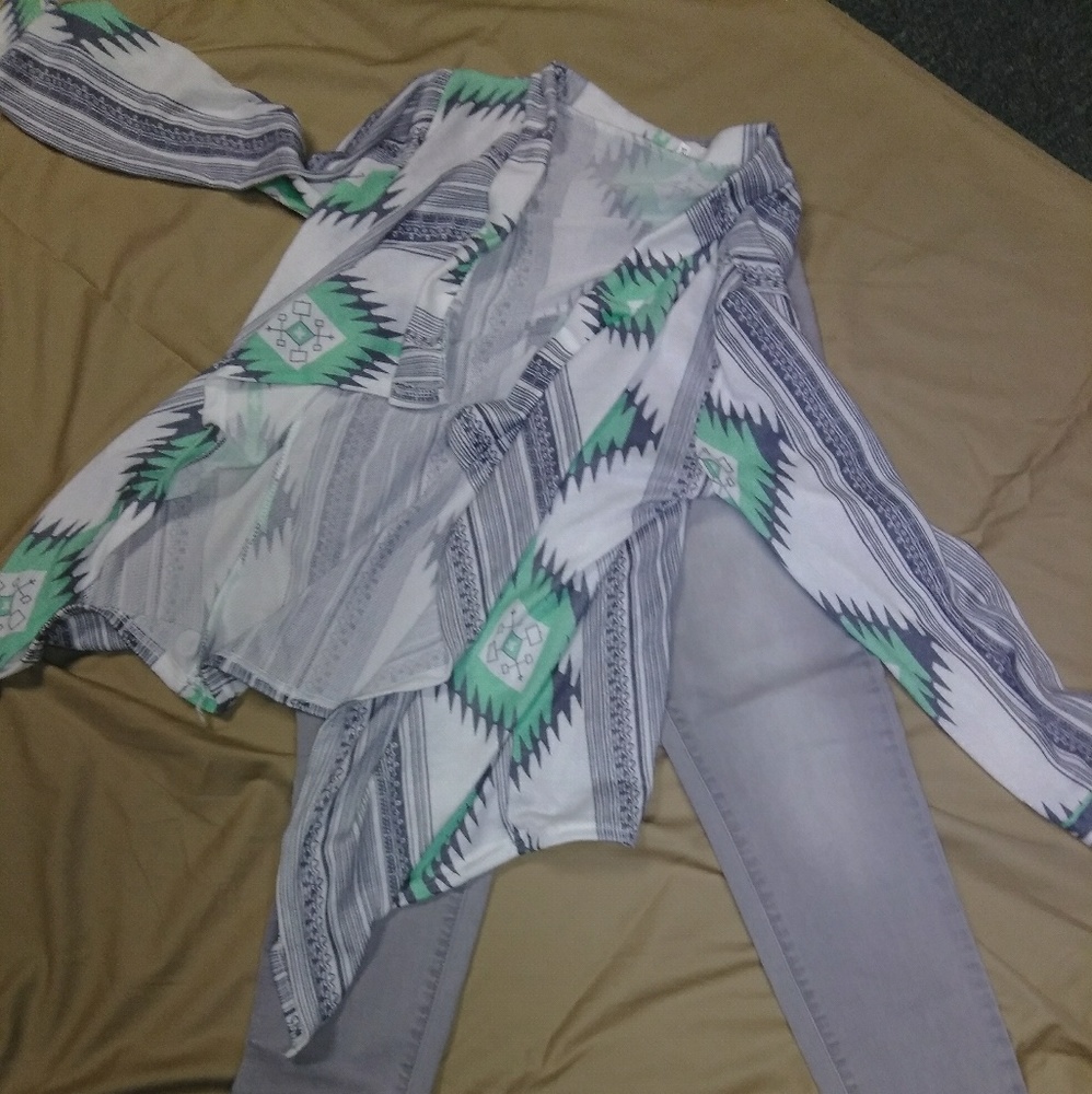 Cardigan and Jean Bundle
